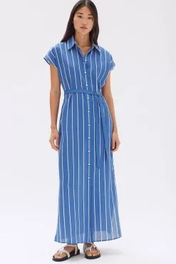 Ayla Stripe Shirt Dress^Assembly Label Online