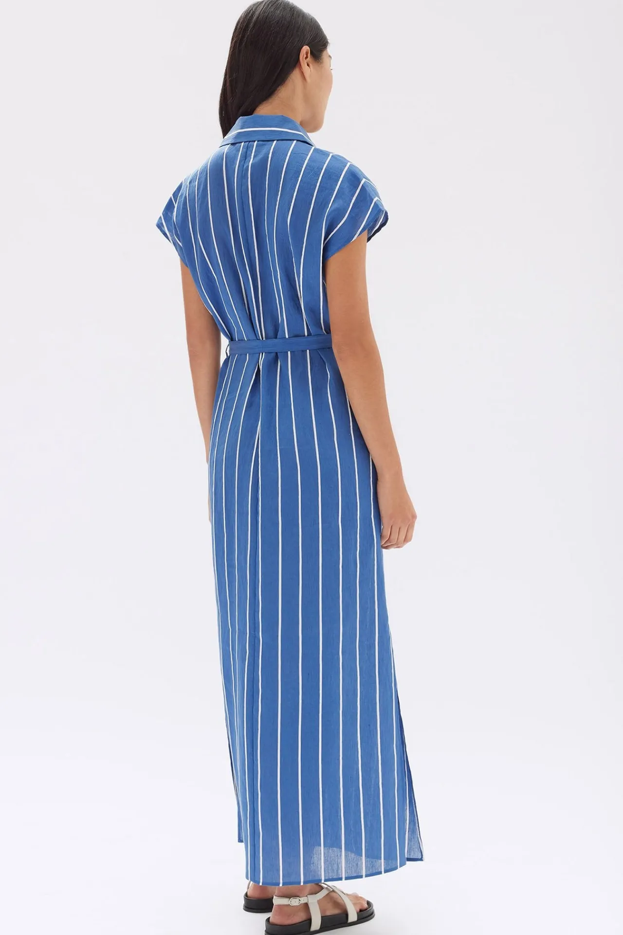 Ayla Stripe Shirt Dress^Assembly Label Online