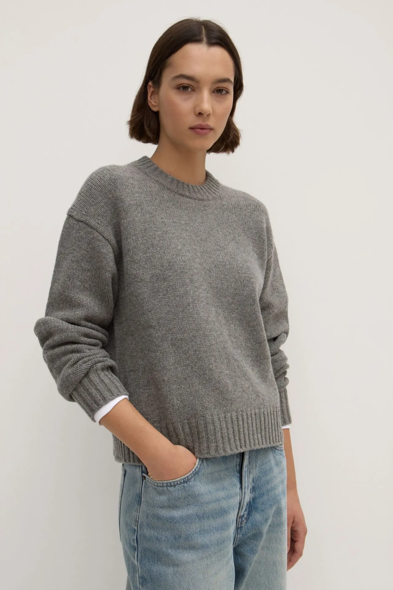 Beau Merino Wool Knit^Assembly Label Sale