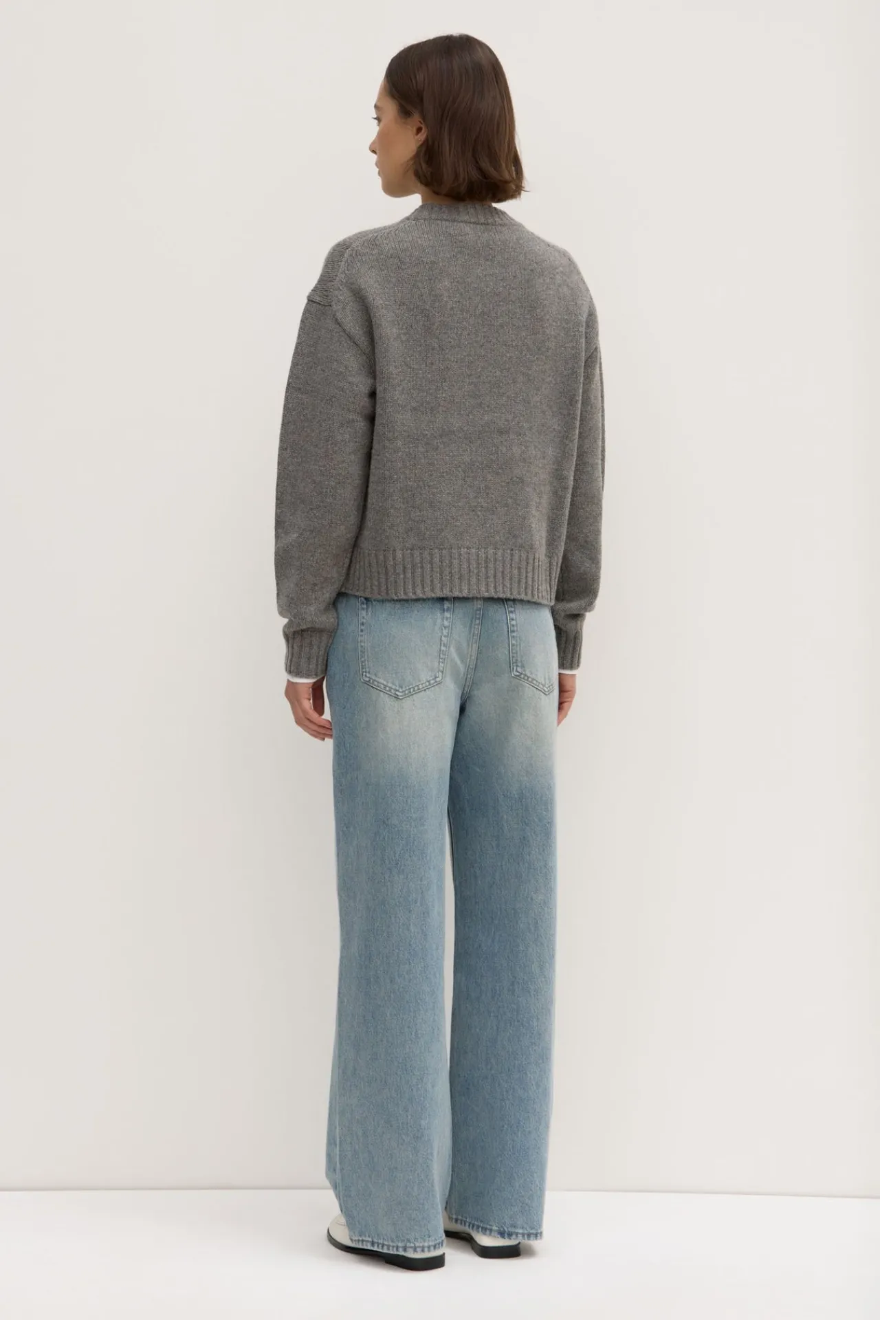 Beau Merino Wool Knit^Assembly Label Sale