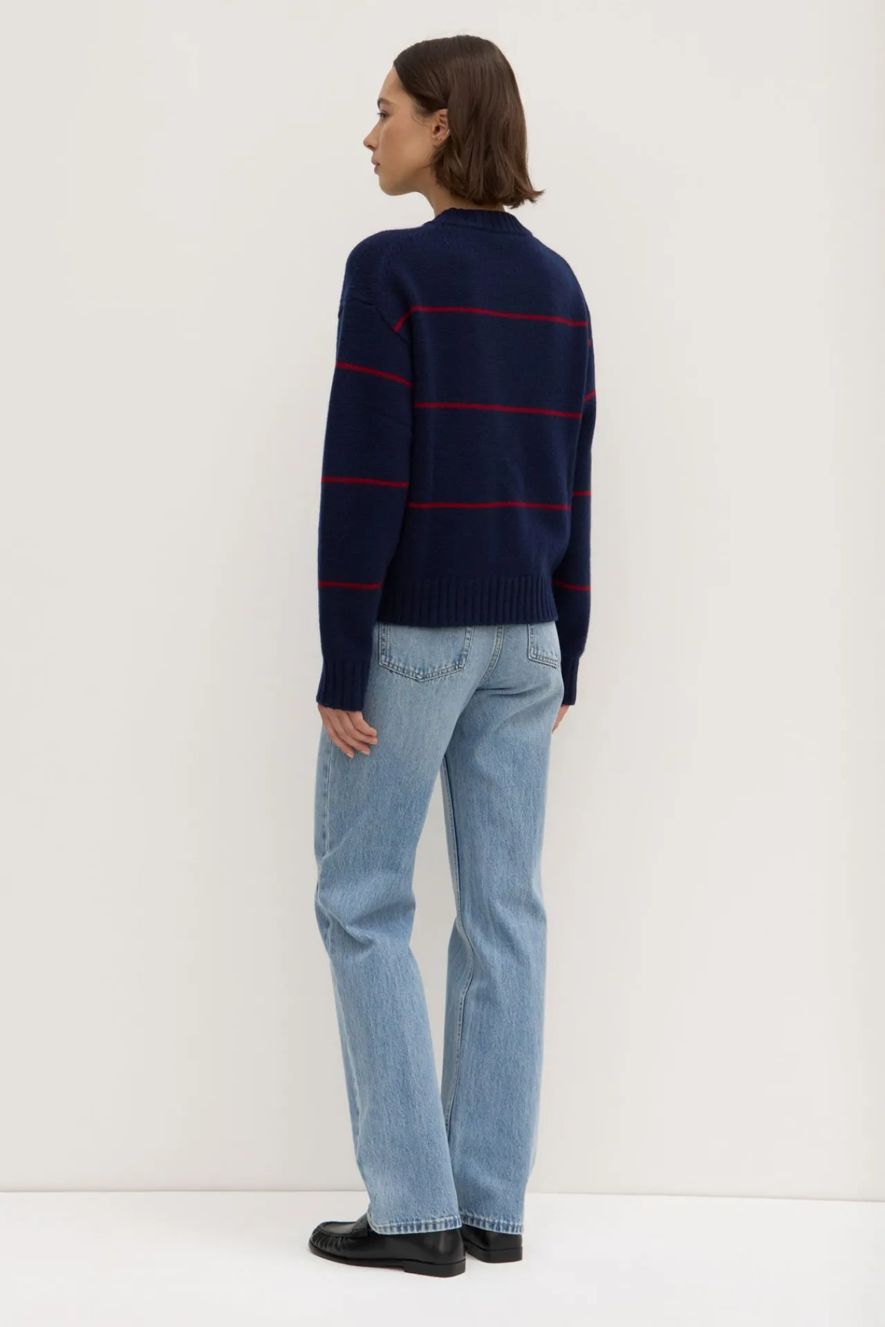 Beau Stripe Merino Wool Knit^Assembly Label Clearance