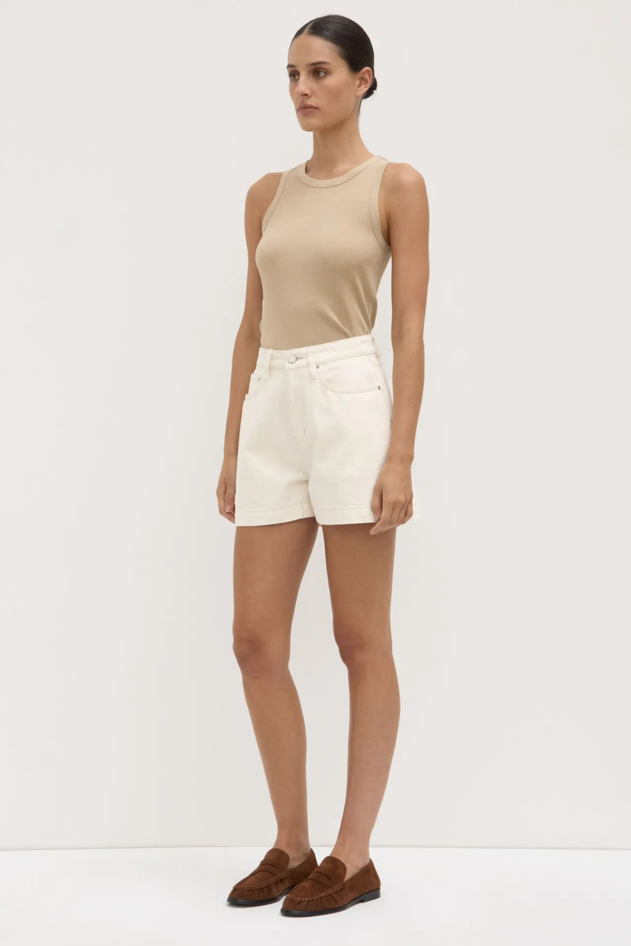 Boxy Denim Short^Assembly Label Clearance