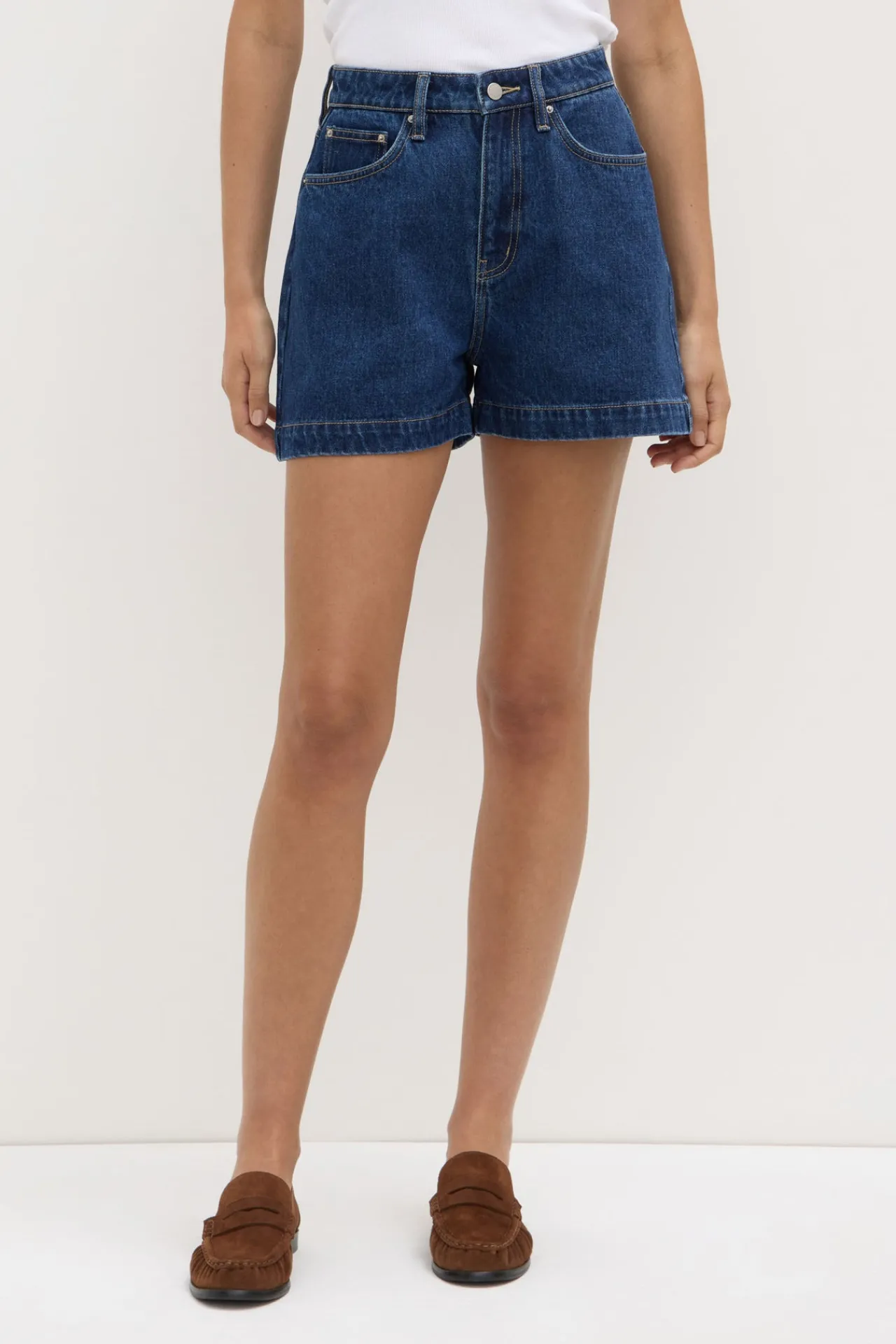 Boxy Denim Short^Assembly Label Fashion
