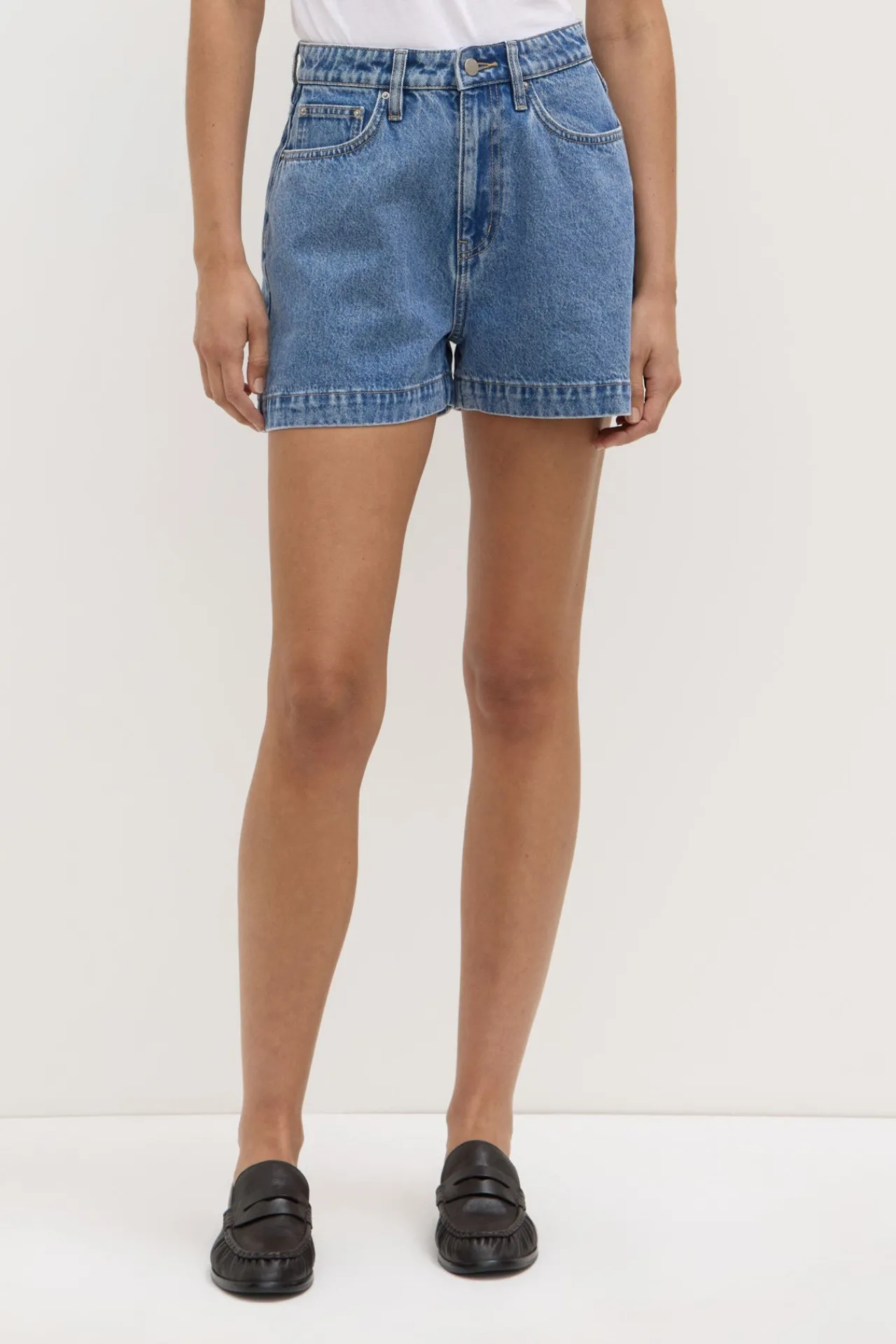 Boxy Denim Short^Assembly Label Clearance