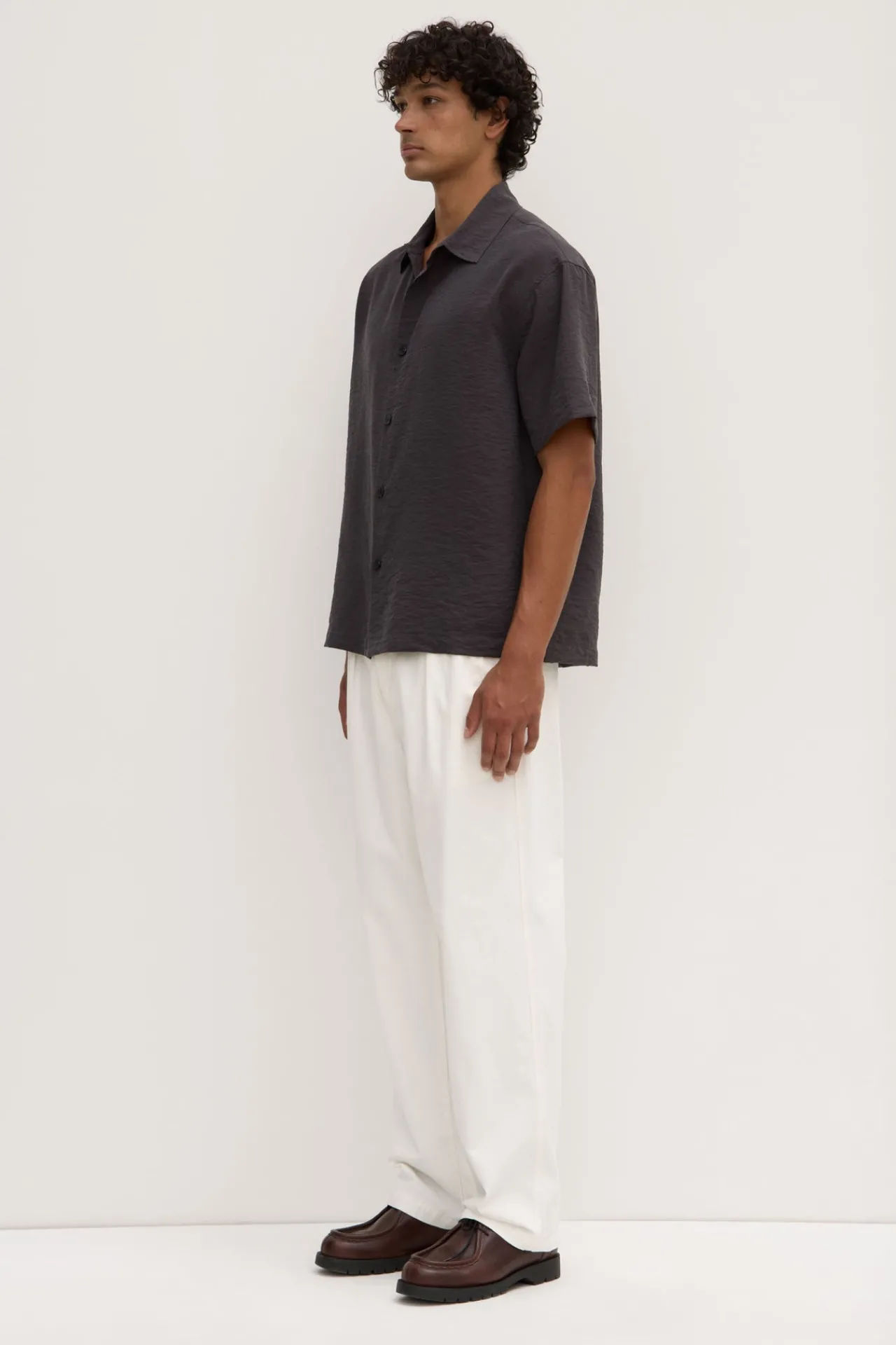 Brook Silk Short Sleeve Shirt^Assembly Label Hot