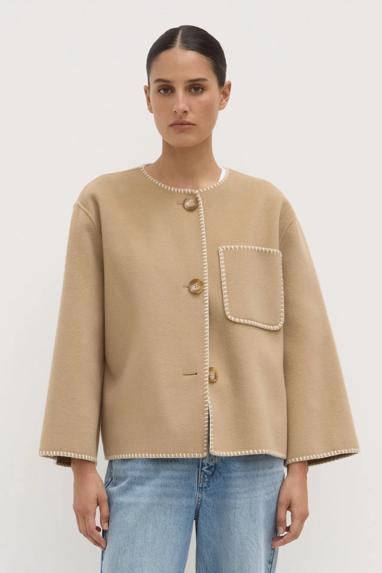 Camille Wool Cashmere Jacket^Assembly Label New