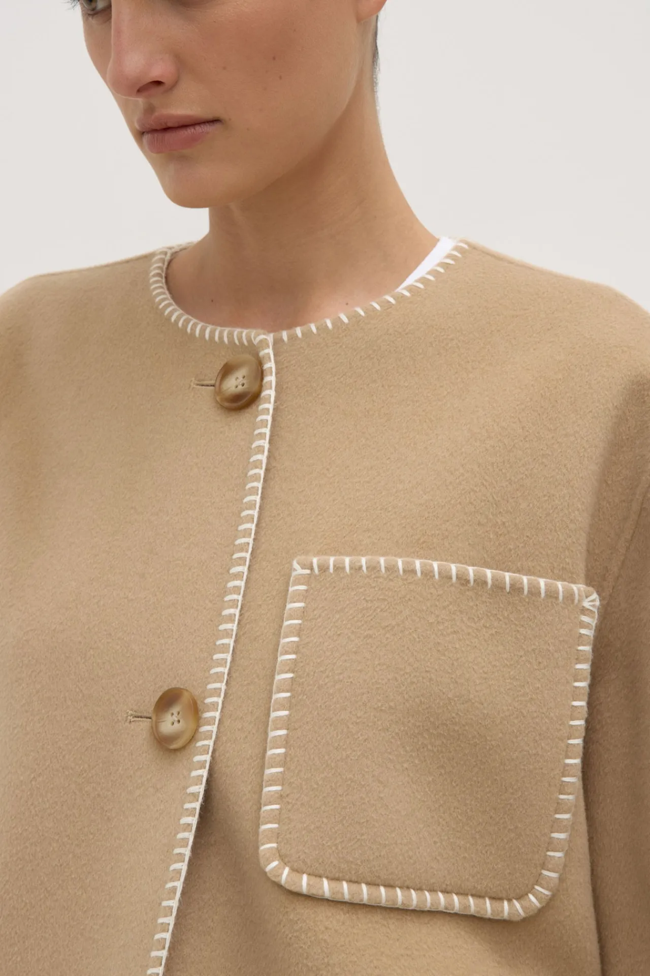 Camille Wool Cashmere Jacket^Assembly Label New