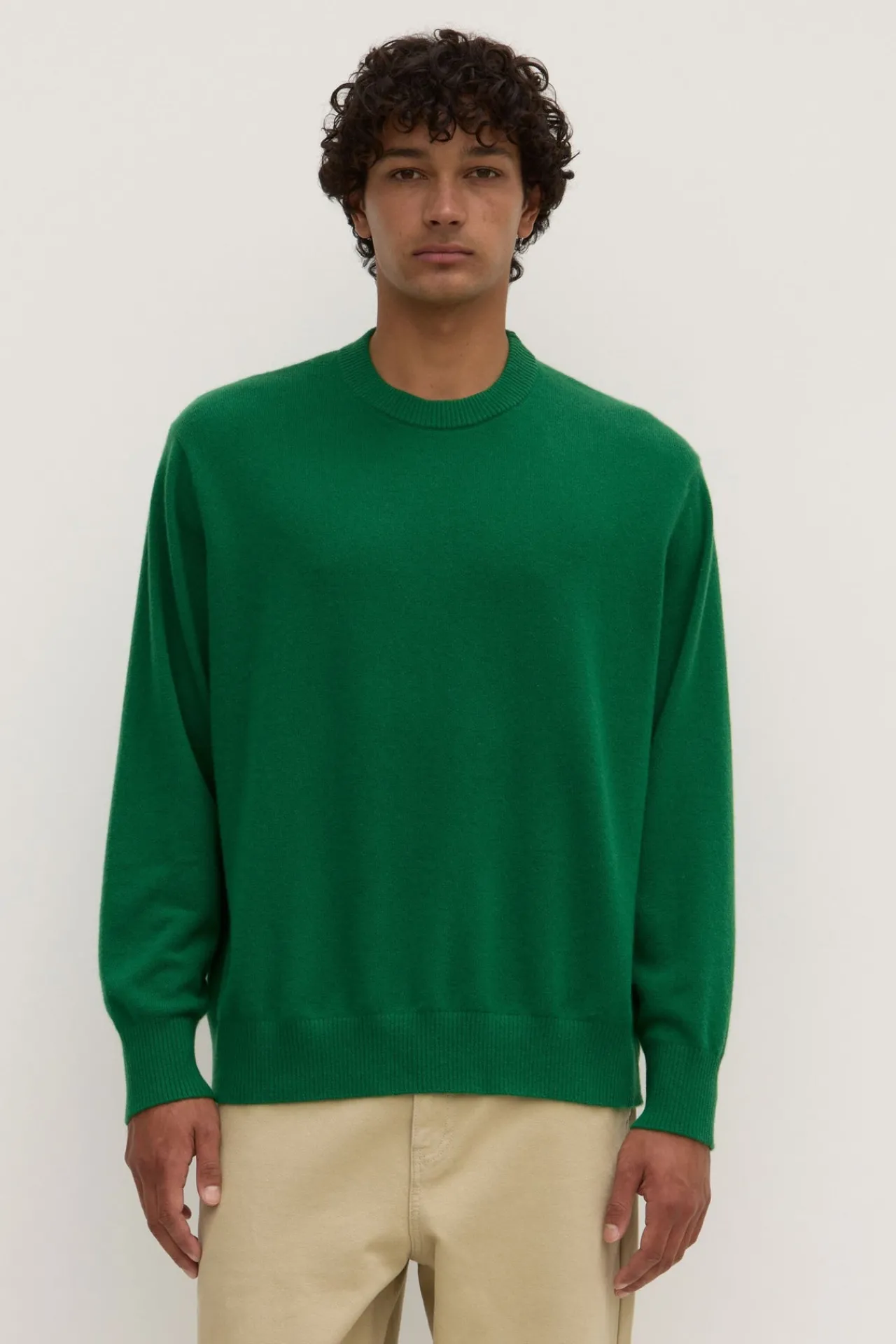 Cashmere Crew Neck Knit^Assembly Label Hot