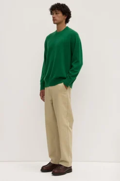 Cashmere Crew Neck Knit^Assembly Label Hot