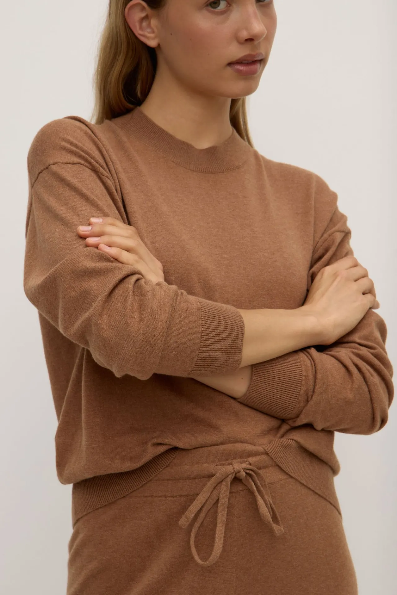Cotton Cashmere Sweater^Assembly Label Clearance