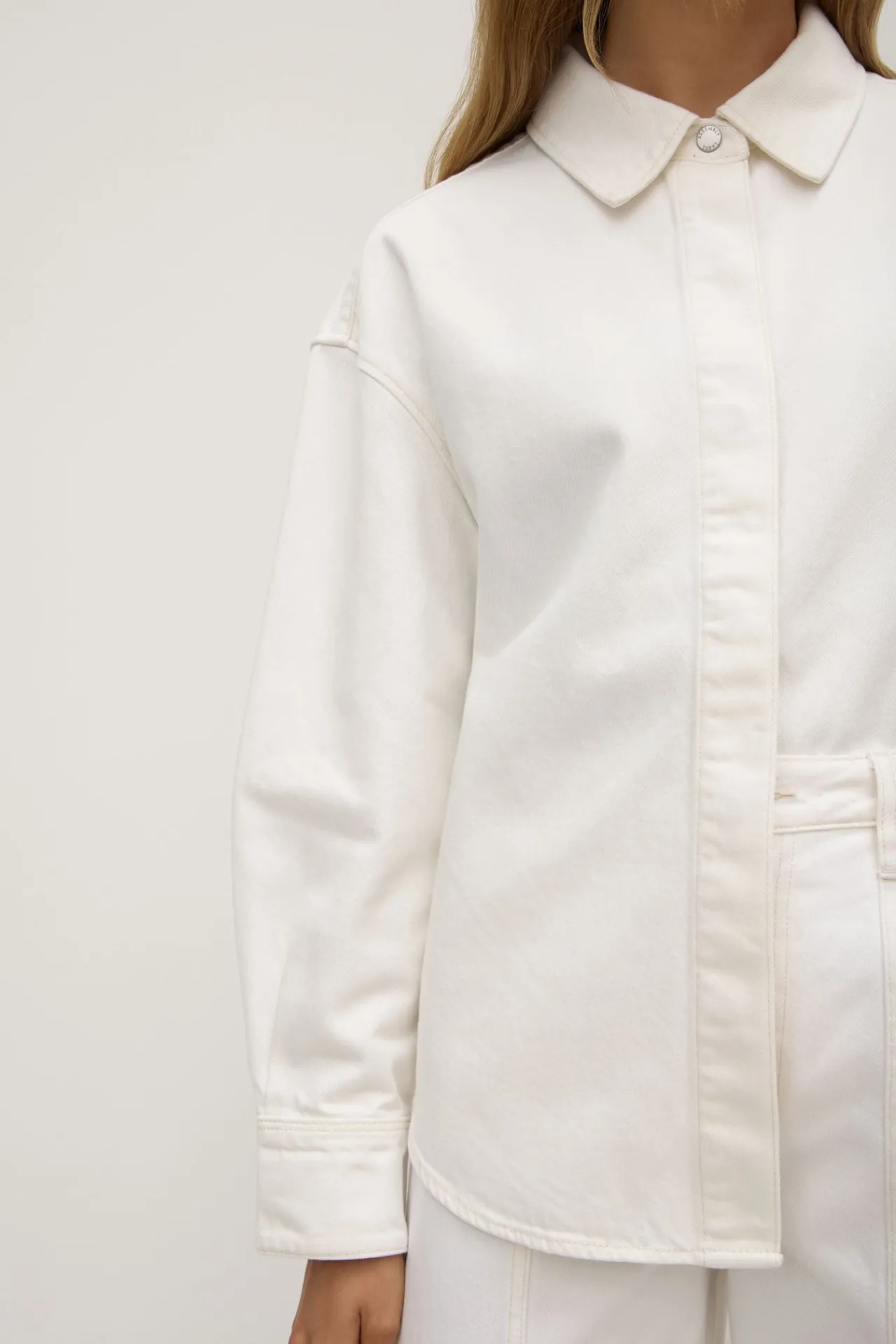 Emilia Denim Overshirt^Assembly Label Clearance