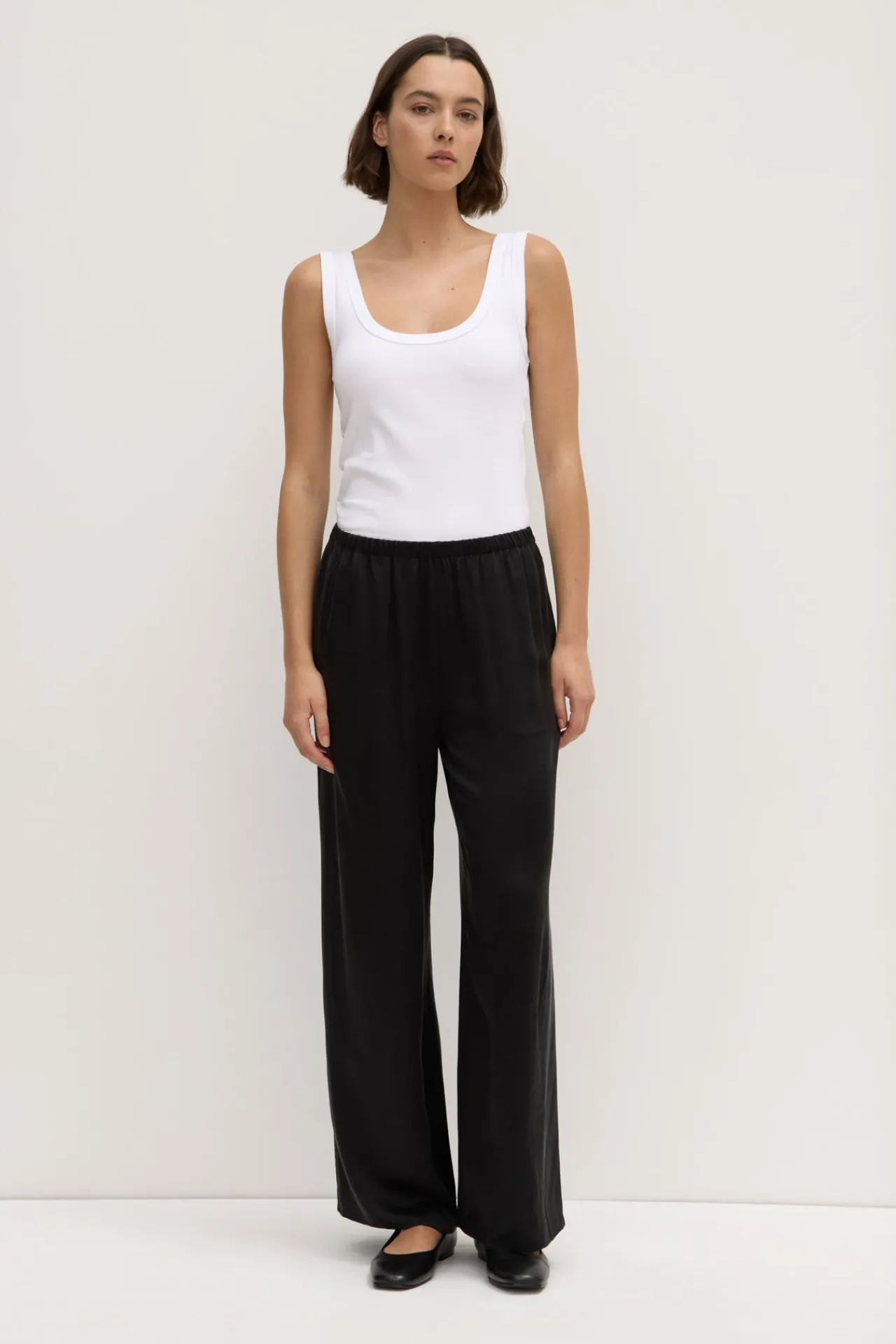 Ena Silk Pant^Assembly Label Outlet