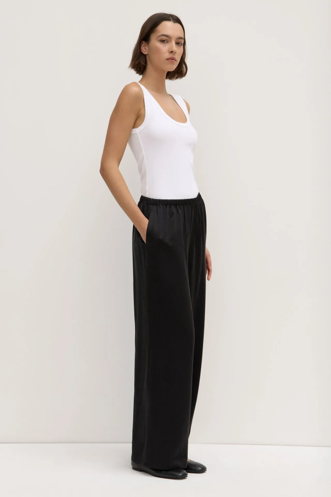 Ena Silk Pant^Assembly Label Outlet