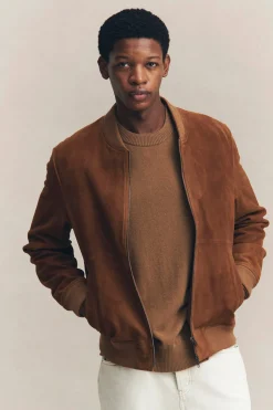 Finlay Suede Bomber Jacket^Assembly Label Outlet