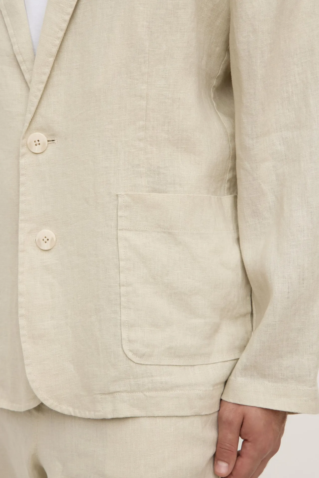 Fraser Linen Jacket^Assembly Label Outlet