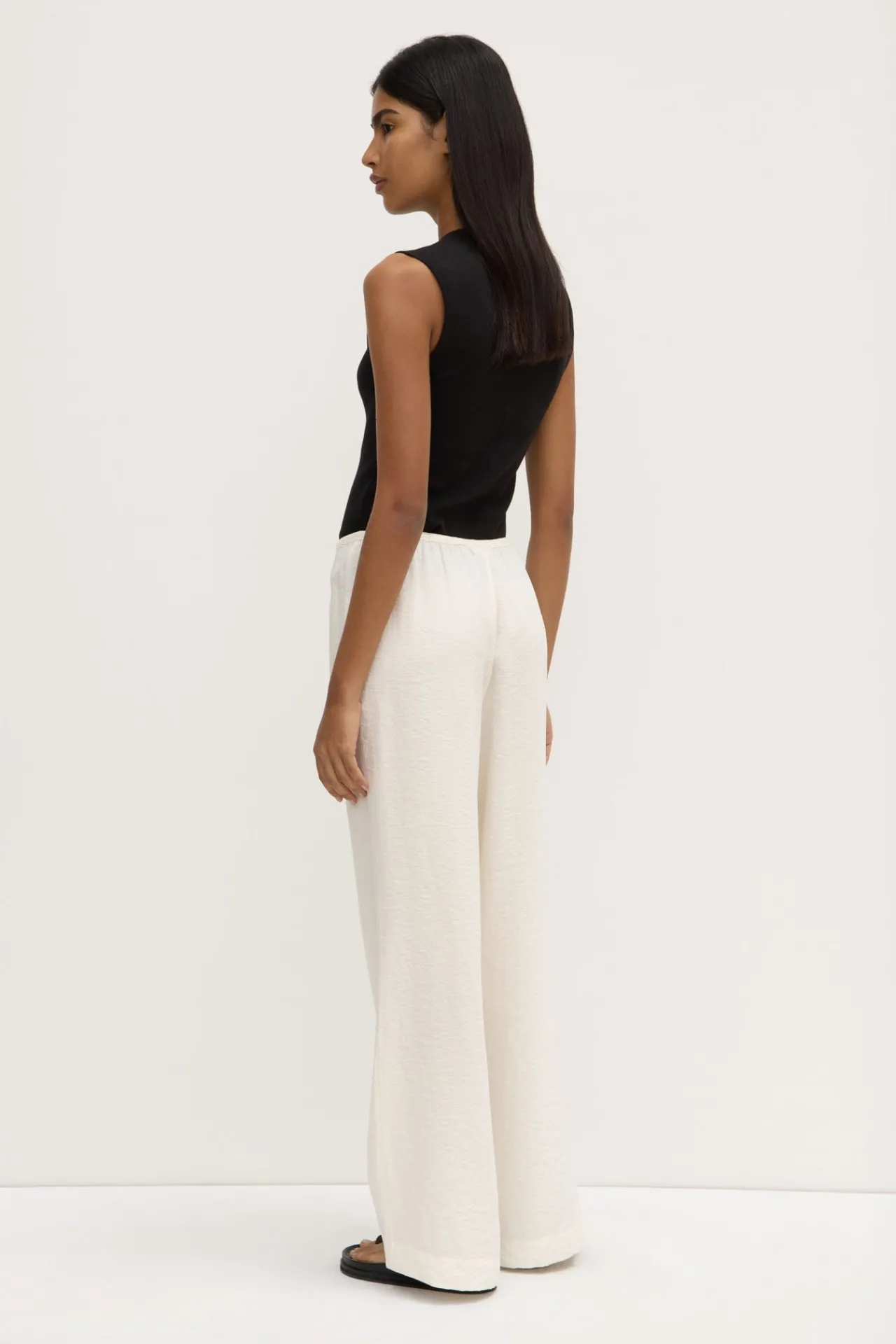 Heather Silk Blend Pant^Assembly Label Hot