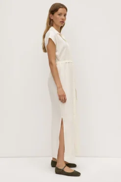 Heather Silk Maxi Shirt Dress^Assembly Label Clearance