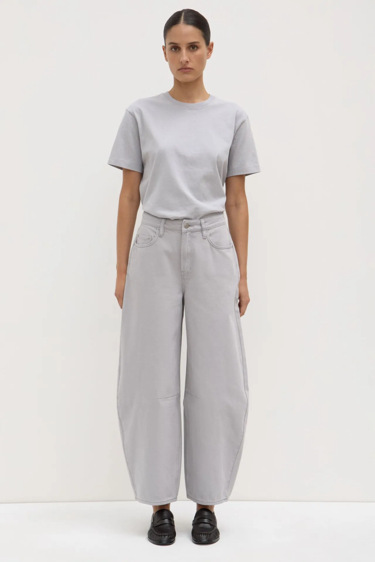 High Rise Barrel Jean^Assembly Label Discount