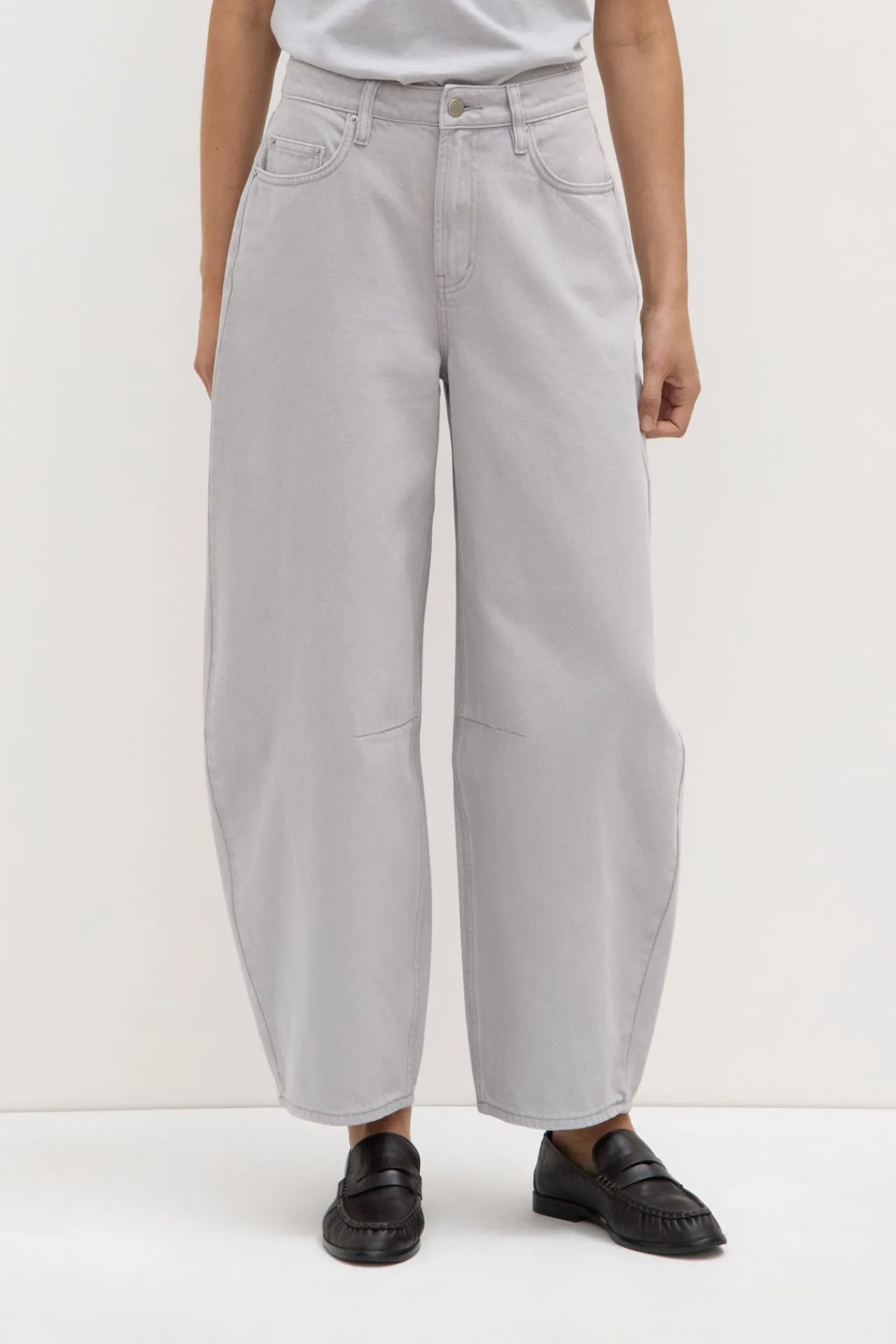 High Rise Barrel Jean^Assembly Label Discount