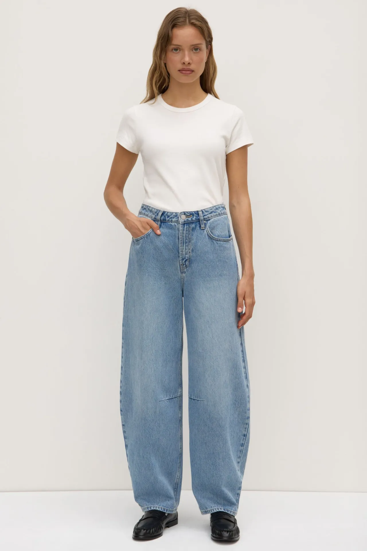 High Rise Barrel Jean^Assembly Label Discount
