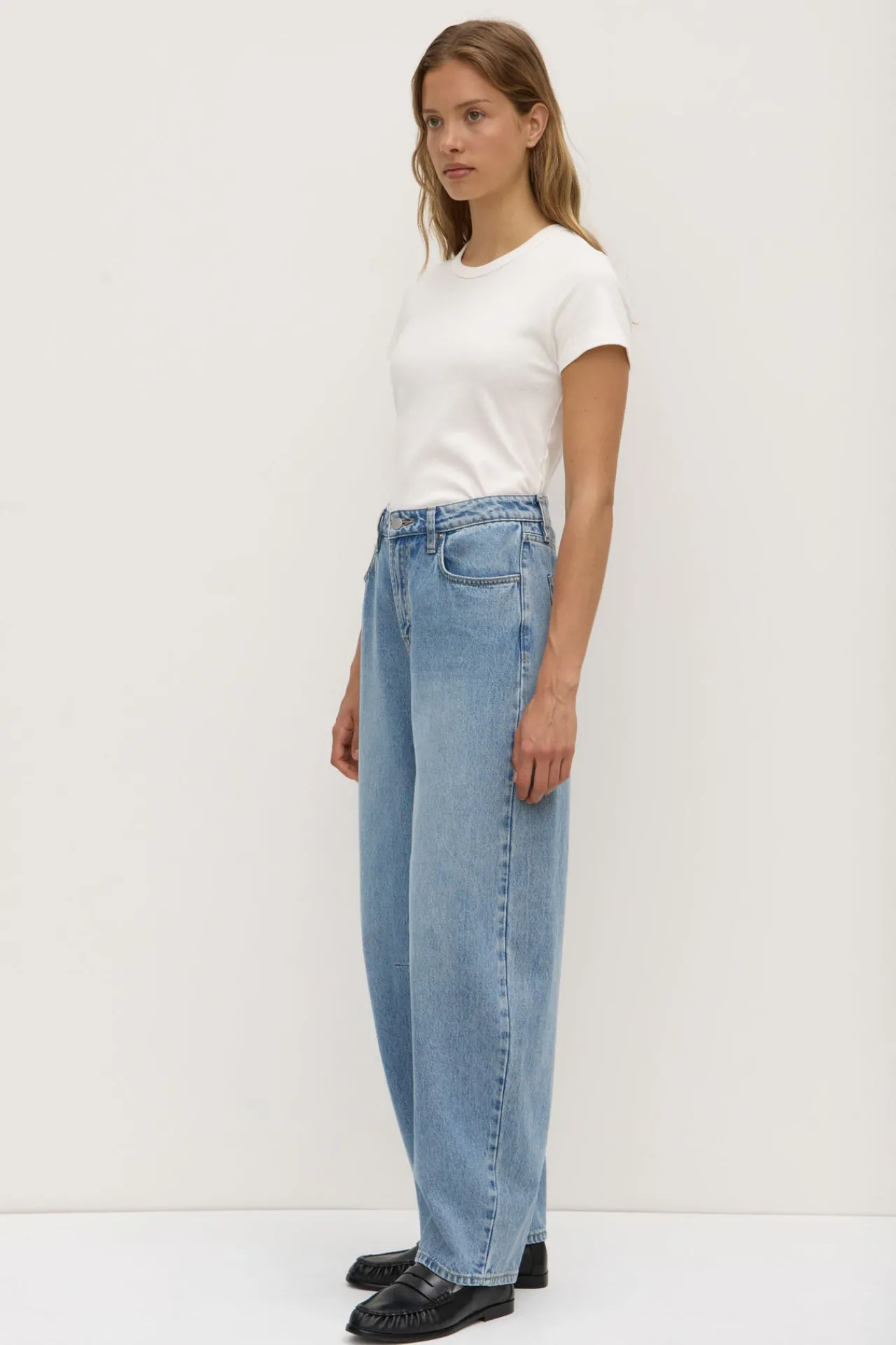 High Rise Barrel Jean^Assembly Label Discount