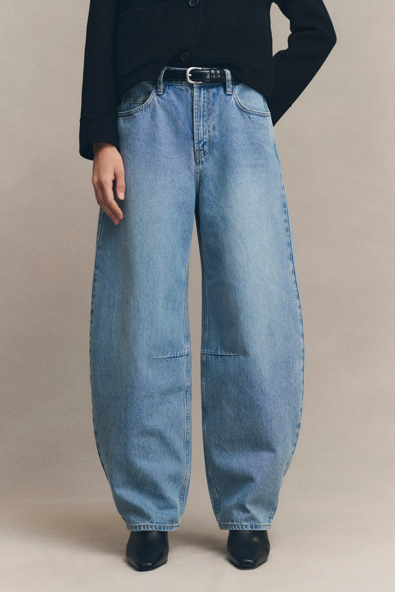 High Rise Barrel Jean^Assembly Label Discount