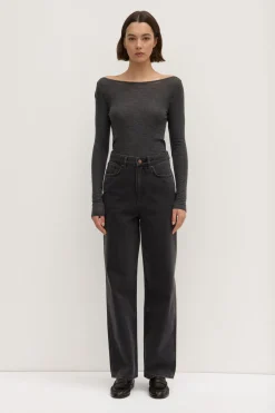 High Waist Straight Jean^Assembly Label Best