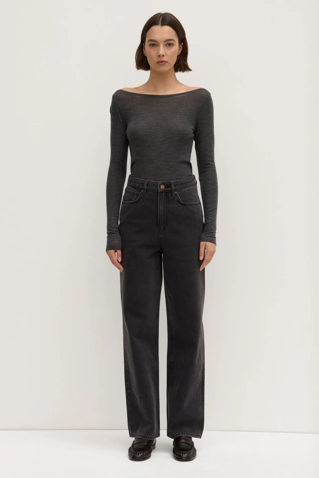 High Waist Straight Jean^Assembly Label Best