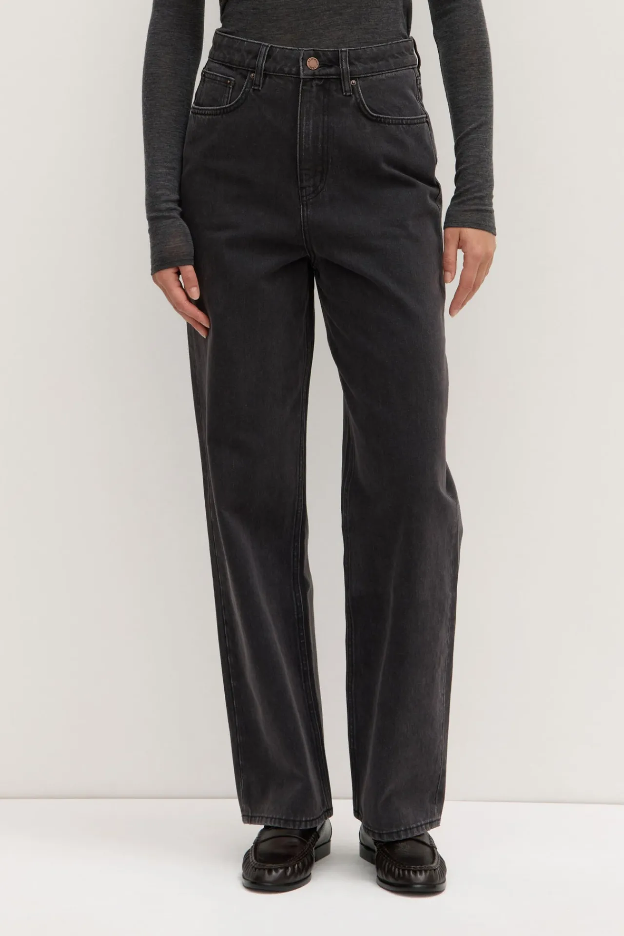 High Waist Straight Jean^Assembly Label Best