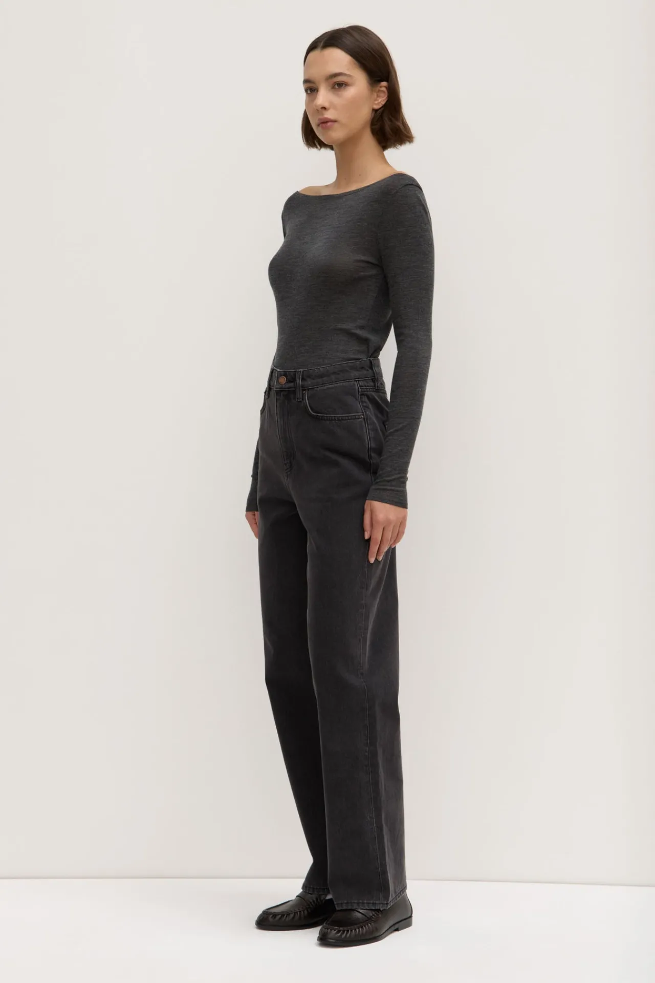 High Waist Straight Jean^Assembly Label Best