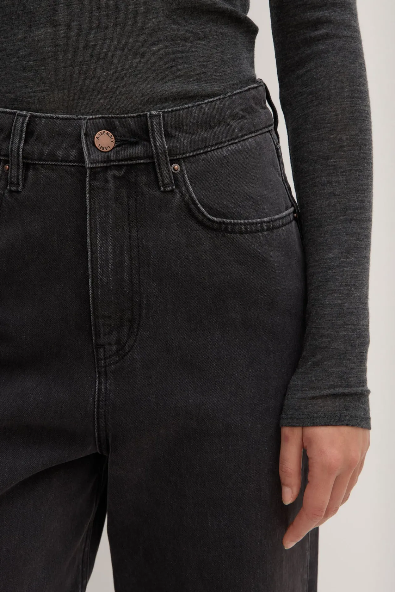 High Waist Straight Jean^Assembly Label Best