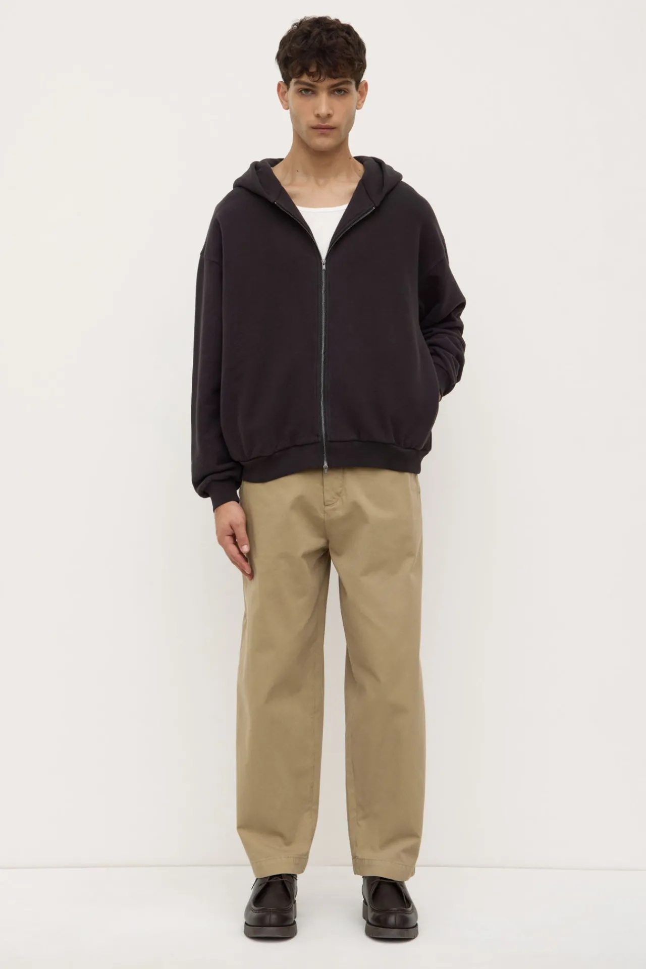 Hudson Relaxed Zip Fleece Hoodie^Assembly Label Discount