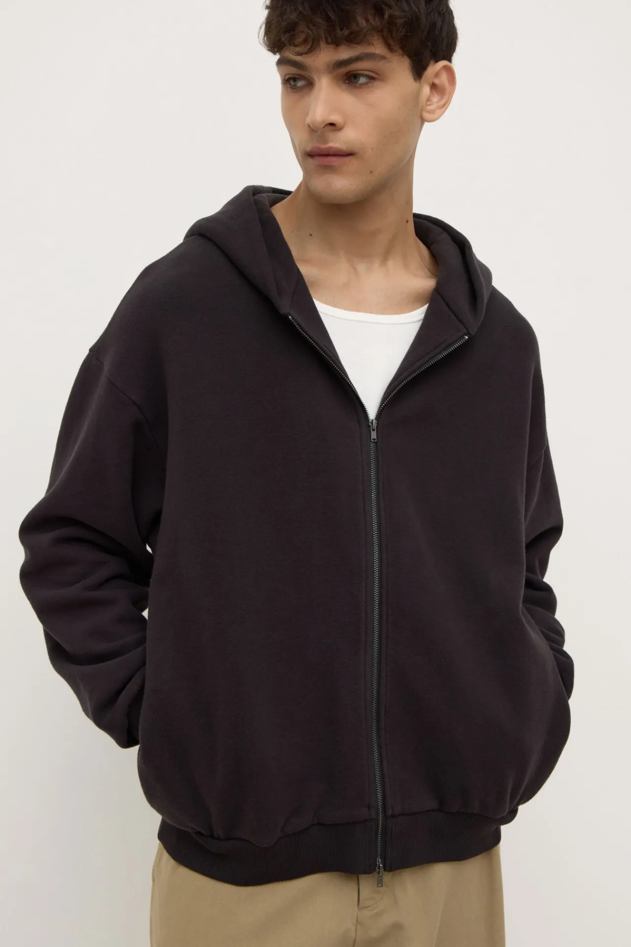Hudson Relaxed Zip Fleece Hoodie^Assembly Label Discount