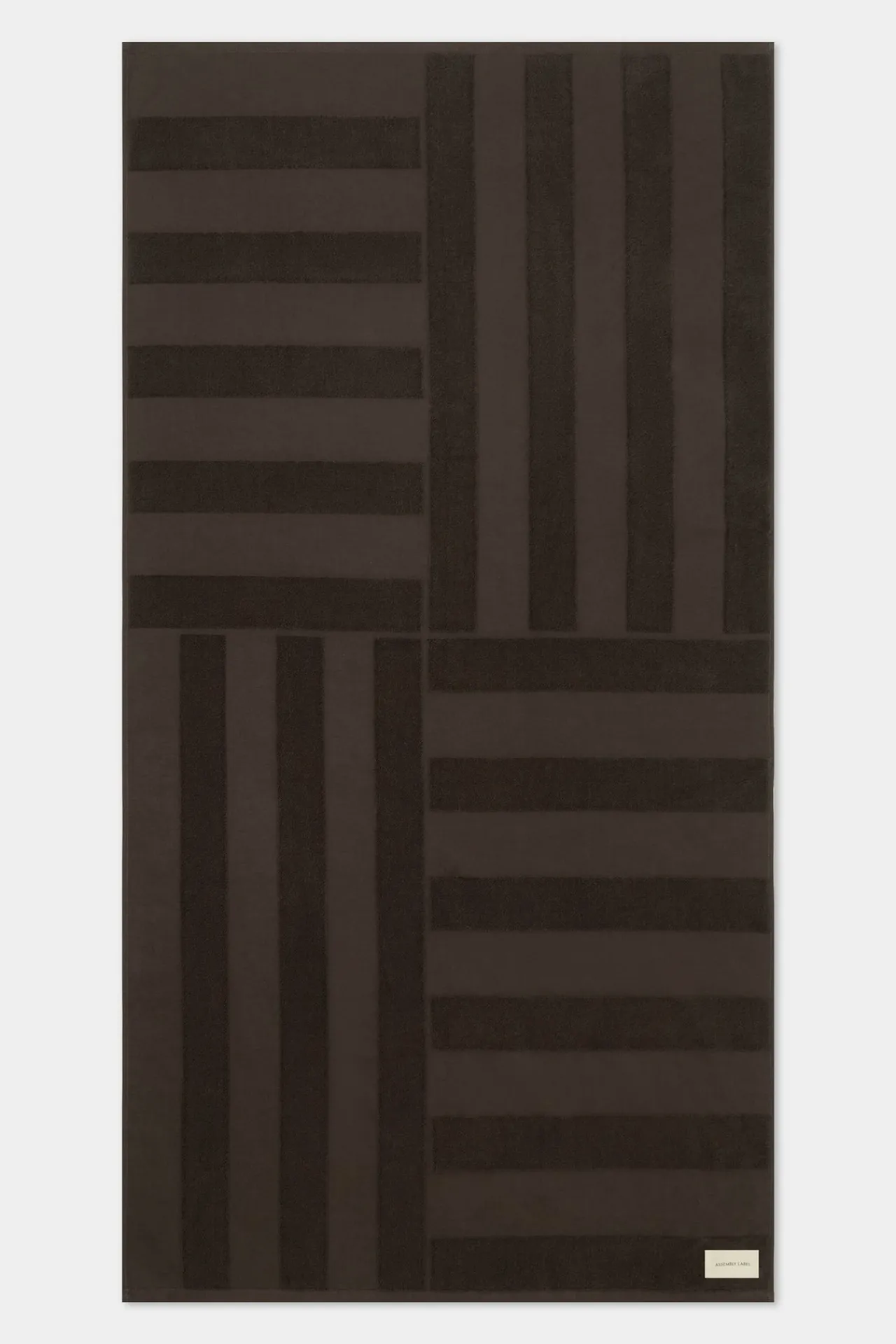 Jacquard Tile Beach Towel^Assembly Label Online