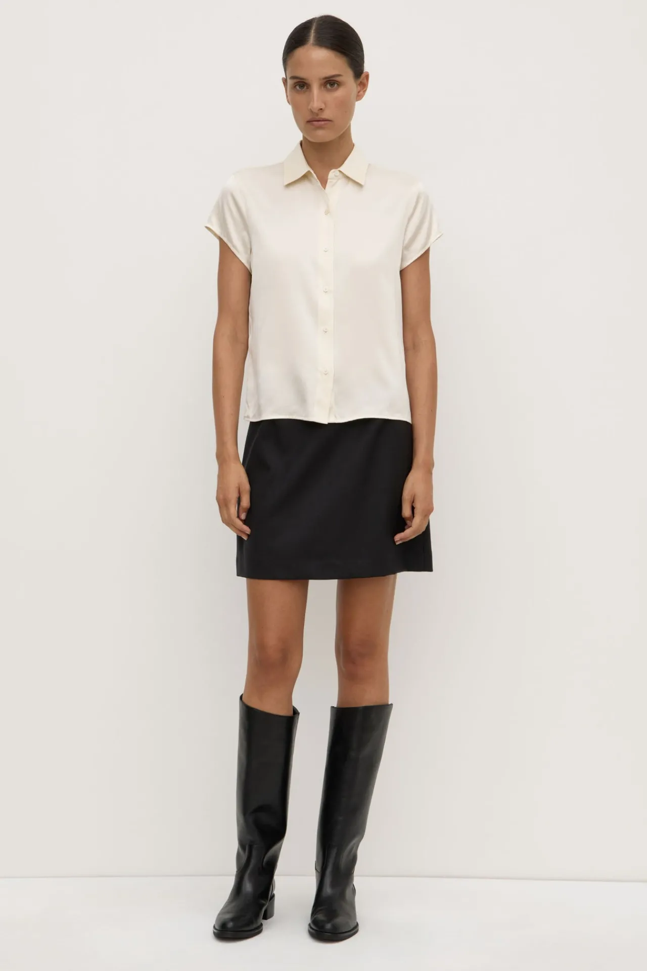 Karri Silk Short Sleeve Shirt^Assembly Label Fashion