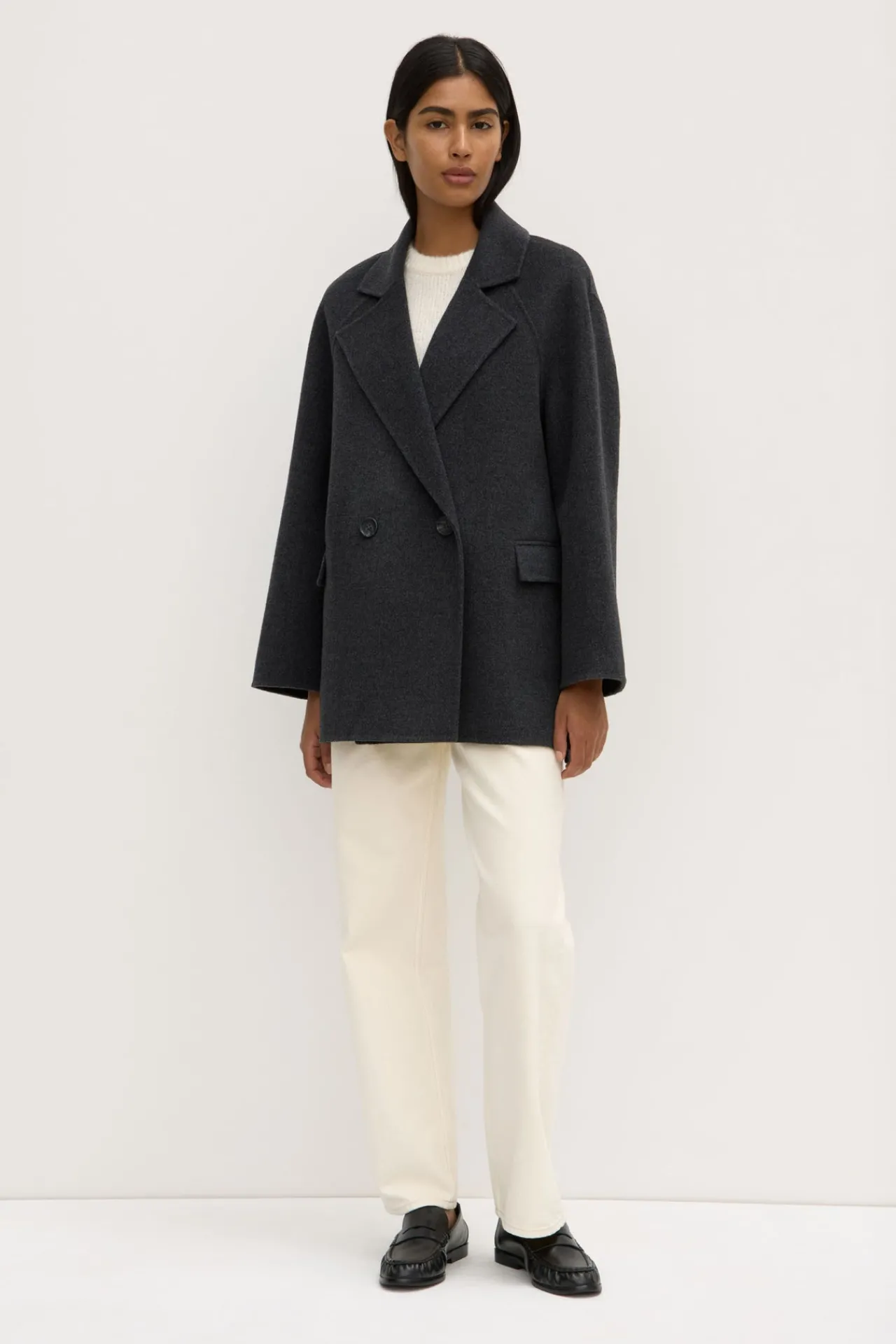 Katya Double Breasted Wool Coat^Assembly Label Clearance