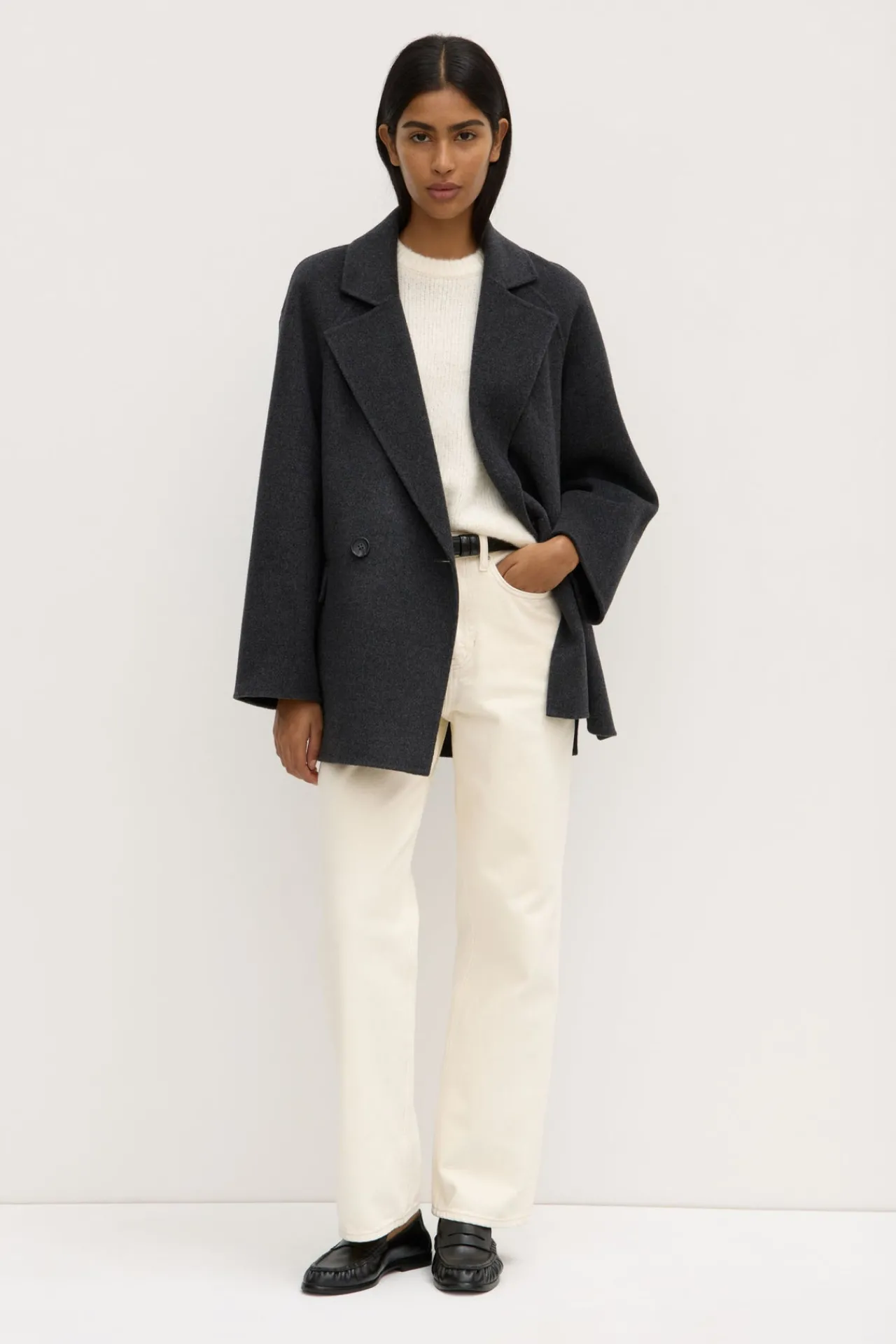 Katya Double Breasted Wool Coat^Assembly Label Clearance