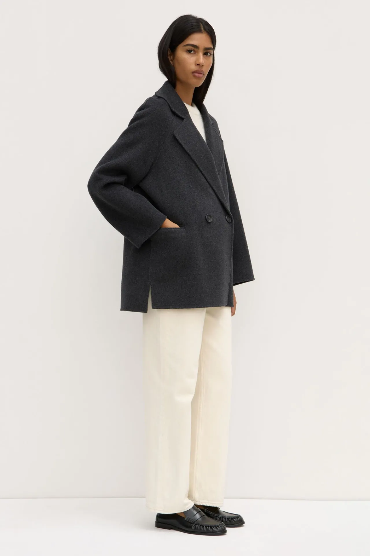 Katya Double Breasted Wool Coat^Assembly Label Clearance