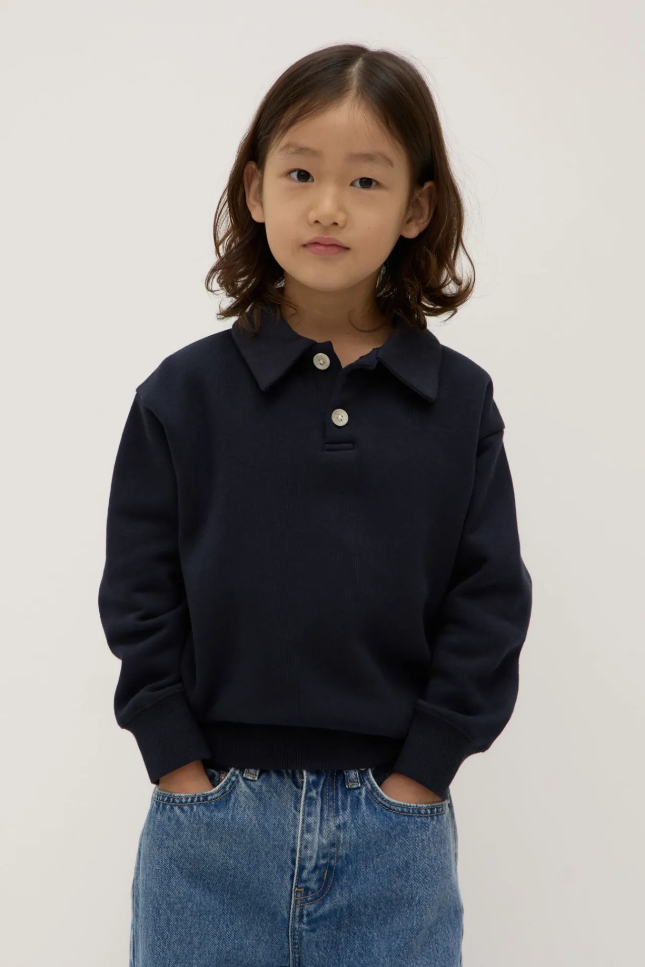 Kids Fleece Polo^Assembly Label New