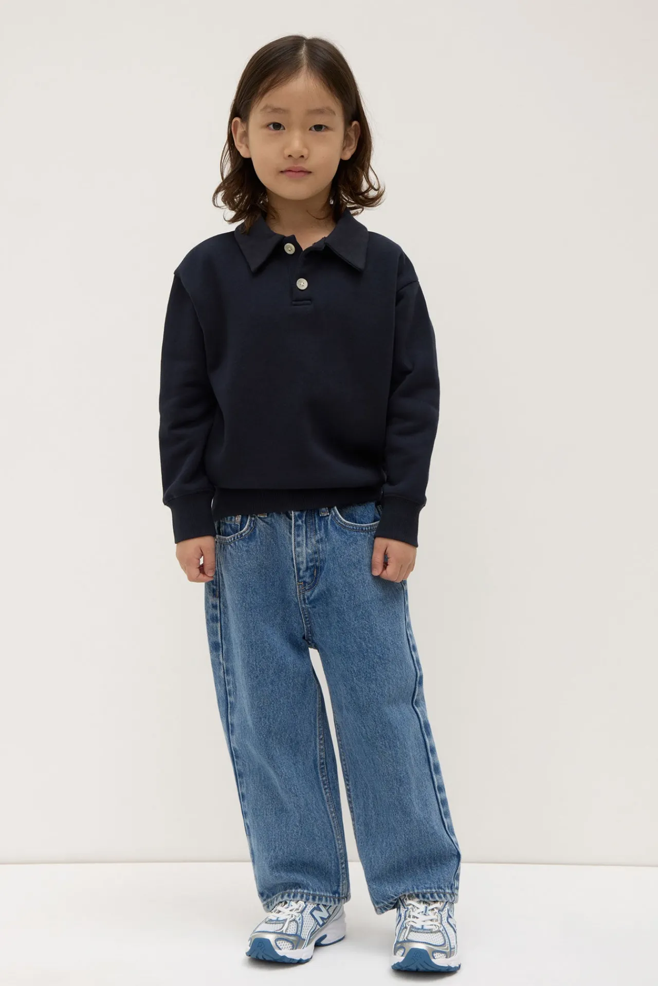 Kids Fleece Polo^Assembly Label New
