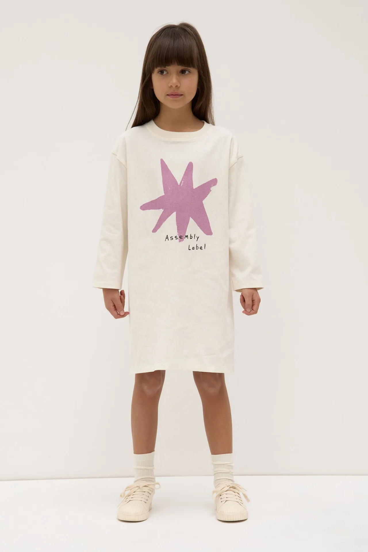 Kids Long Sleeve Jersey Dress^Assembly Label Fashion