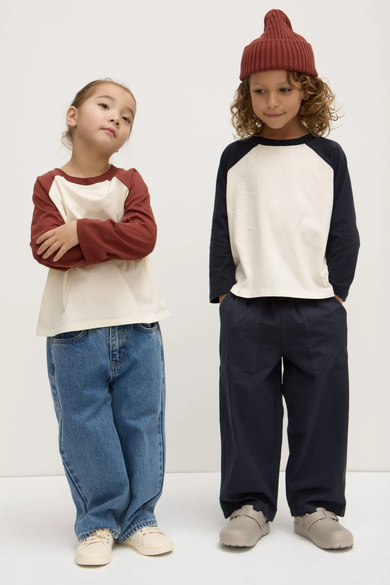 Kids Raglan Long Sleeve Tee^Assembly Label Clearance