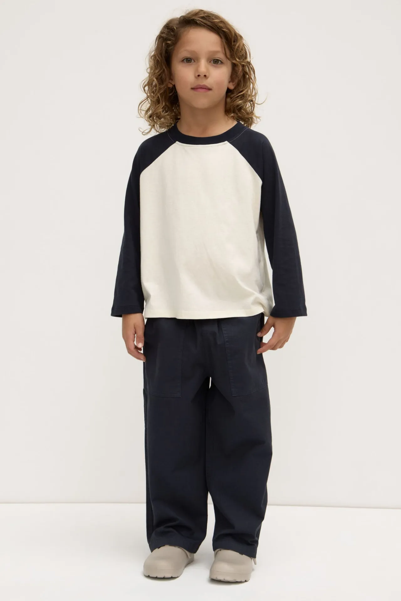 Kids Raglan Long Sleeve Tee^Assembly Label Fashion