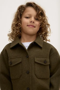 Kids Wool Overshirt^Assembly Label Best