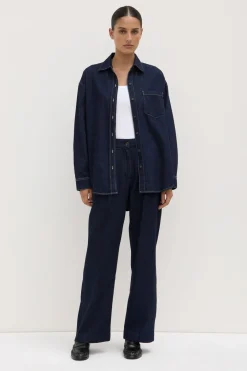 Kiera Recycled Denim Shirt^Assembly Label Hot