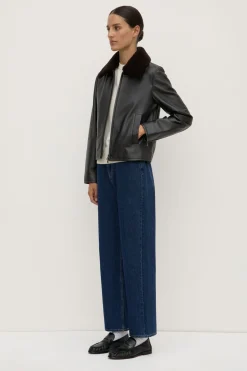 Leather Bomber Jacket^Assembly Label Online