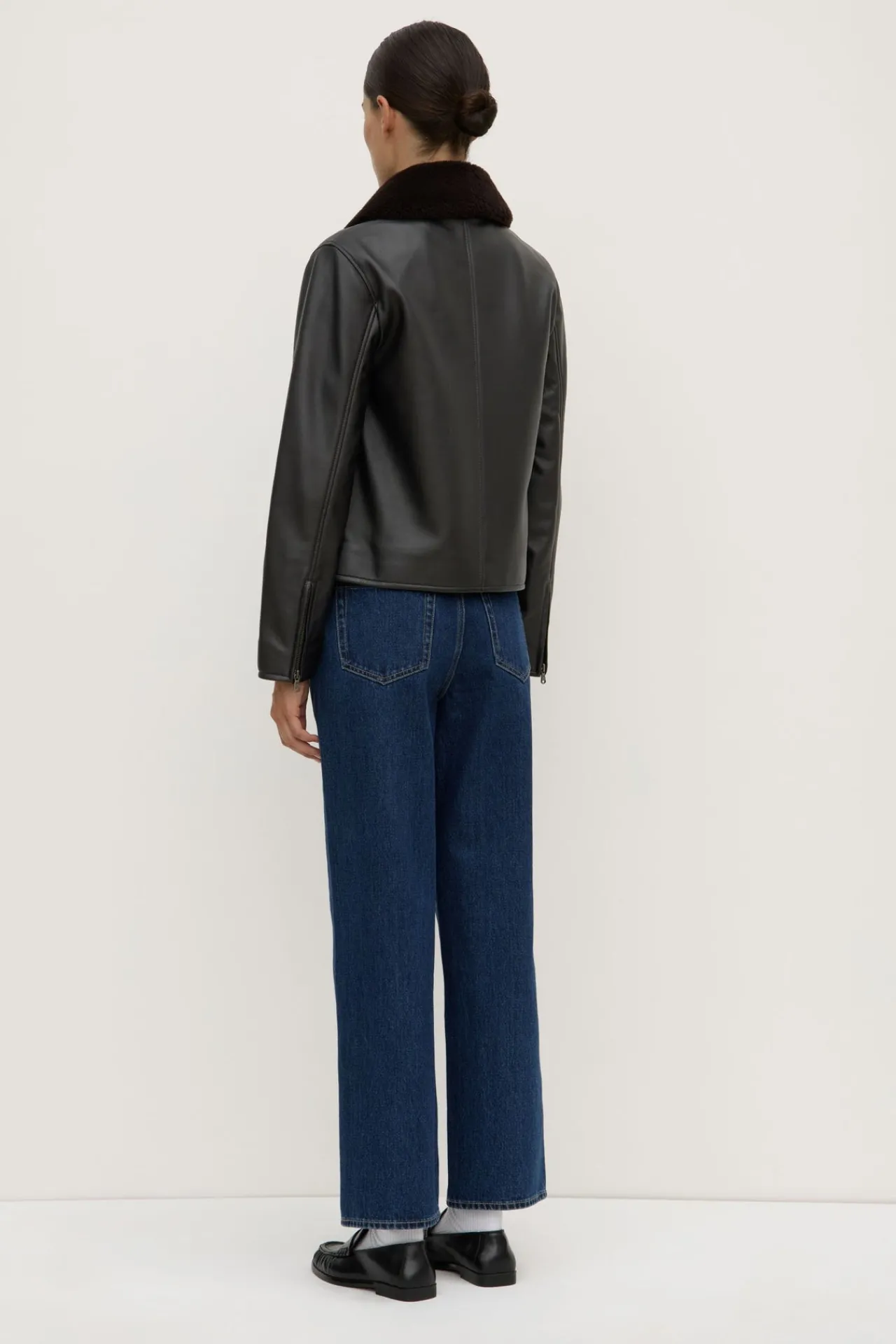 Leather Bomber Jacket^Assembly Label Online