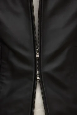 Leather Bomber Jacket^Assembly Label Online