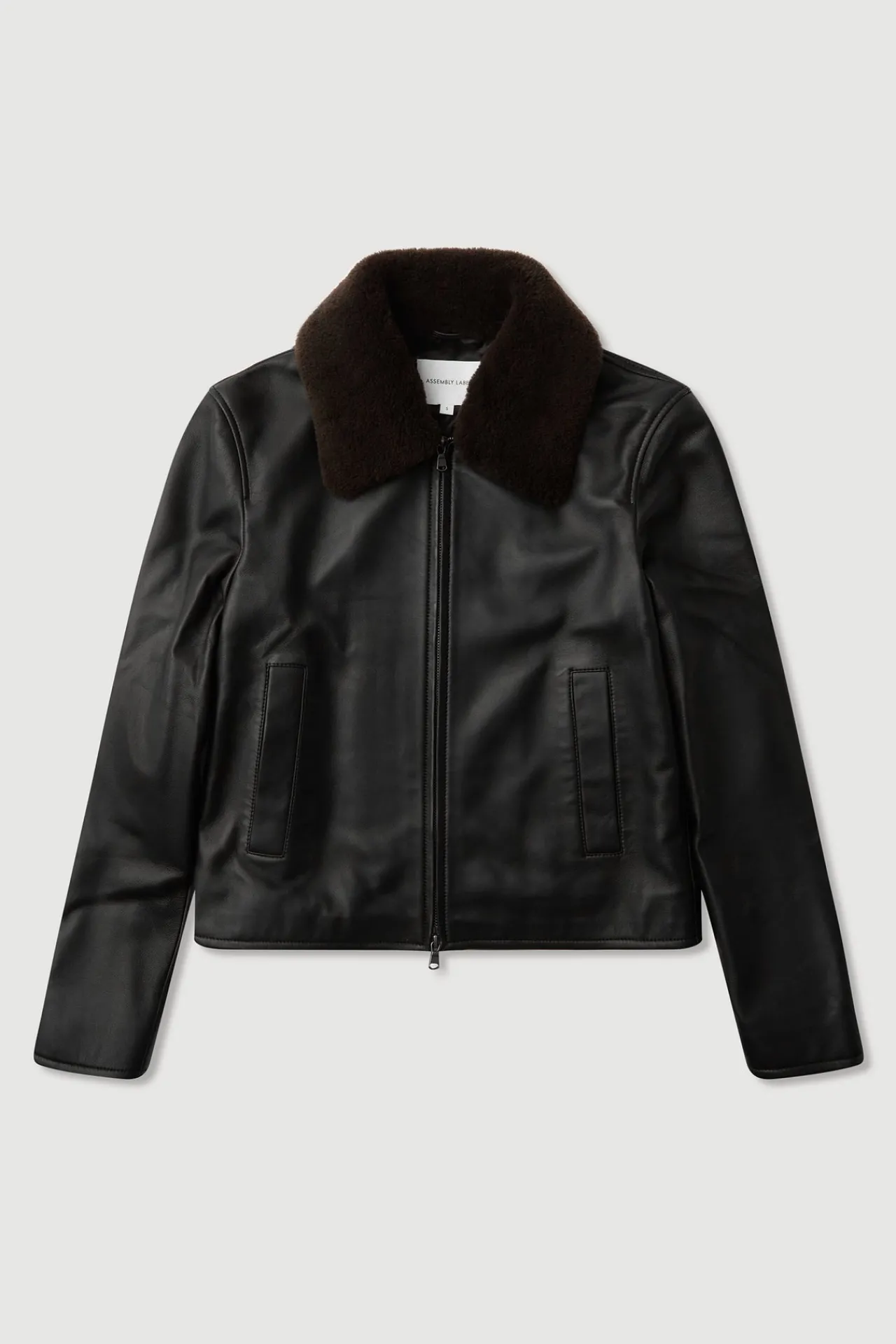 Leather Bomber Jacket^Assembly Label Online