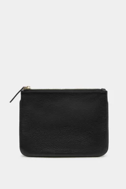 Leather Zip Pouch^Assembly Label Best